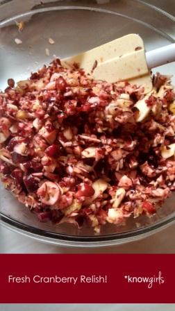 Fresh Cranberry Relish from *knowgirls