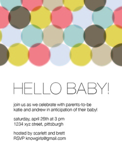 Modern baby shower invitation knowgirls